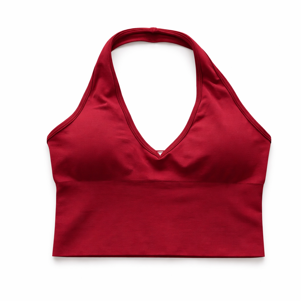 Seamless Sculpt Halter V-Neck Tank Top