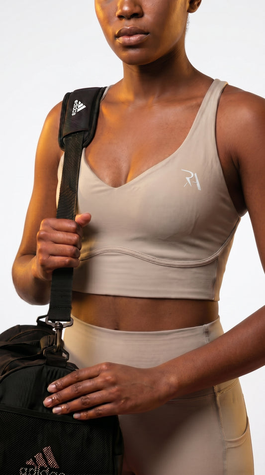 Seamless Sculpt Halter Sports Bra