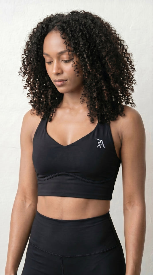 Seamless Sculpt Halter Sports Bra